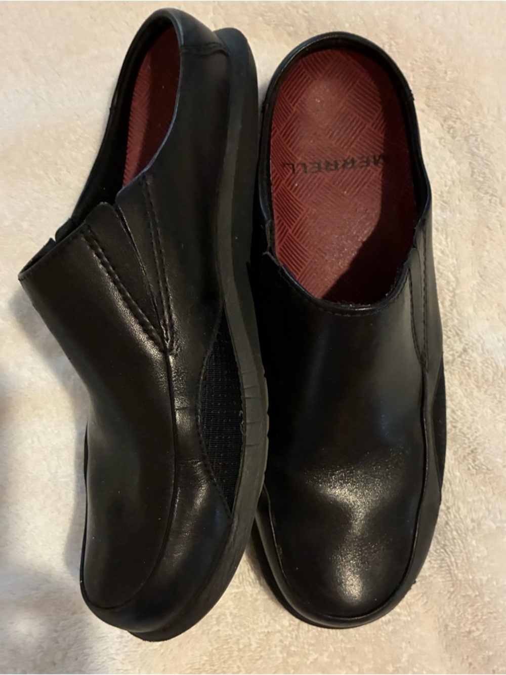 Merrell’s Black Quest Mules Slip-Ons, Size 6.5 - Picture 5 of 5
